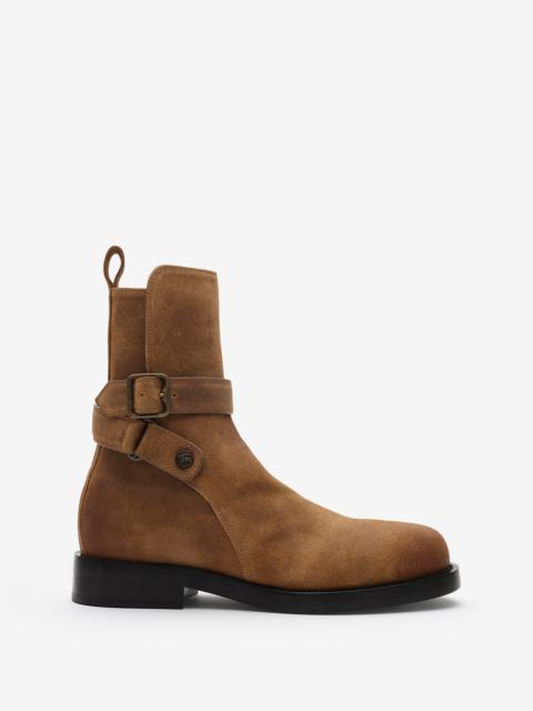 Burberry Waxed Suede Ledger Boots​​