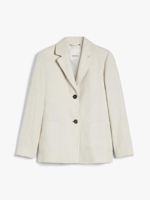 ☆’S Max Mara☆直営店買付☆Pure Wool＆Cotton Jacket/PIER S Max Mara PIER Patterned wool and cotton jacket | REVERSIBLE