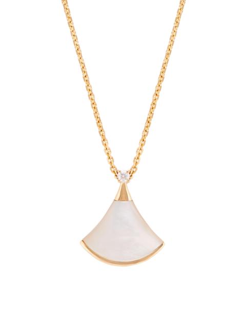 BVLGARI Women's Divas' Dream 18K Rose Gold, Mother-Of-Pearl & Diamond Pendant Necklace - Rose Gold