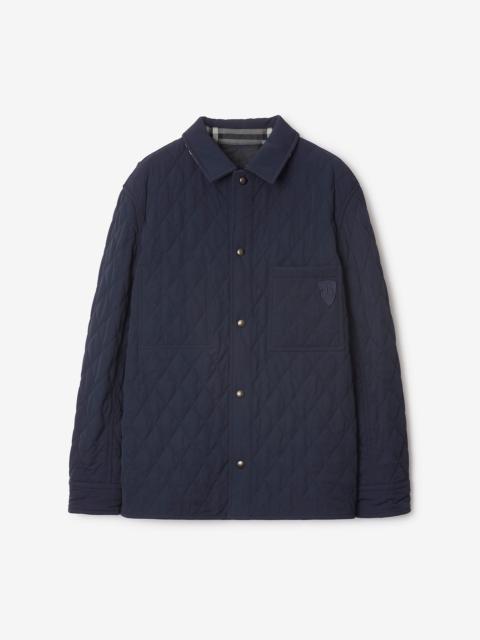 Reversible Quilted Nylon Overshirt