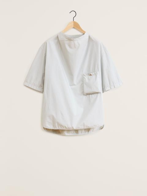 SHORT SLEEVE DRAPED SHIRT