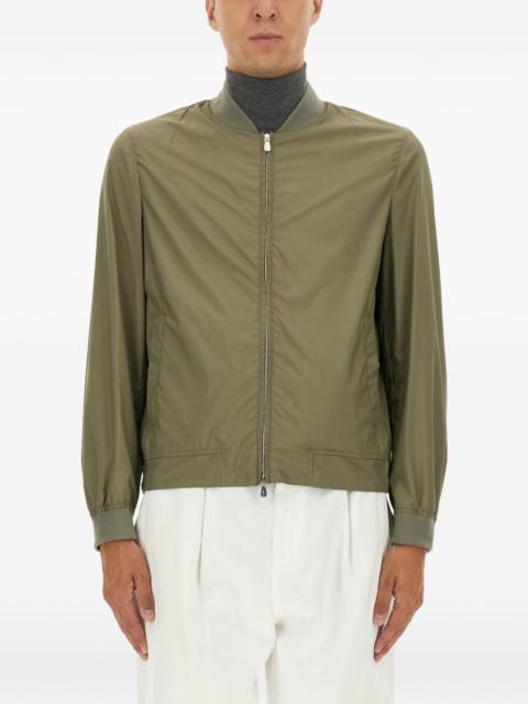 Brunello Cucinelli zip-up bomber jacket