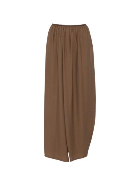 forte_forte front-slit draped skirt