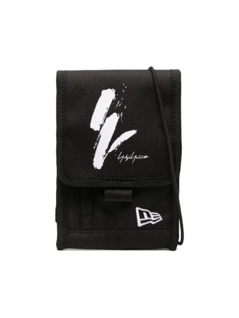 Yohji Yamamoto logo-embroidered pouch bag