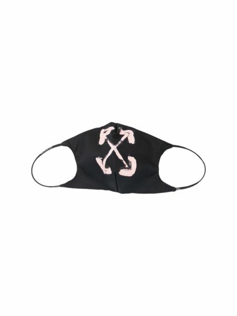 Off-White Painted Arrows motif face mask