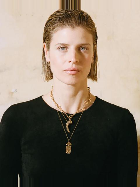 ALIGHIERI 24ct Gold-Plated Feline Majesty Pendant Necklace