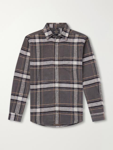 Portuguese Flannel Spindle Checked Cotton-Flannel Shirt