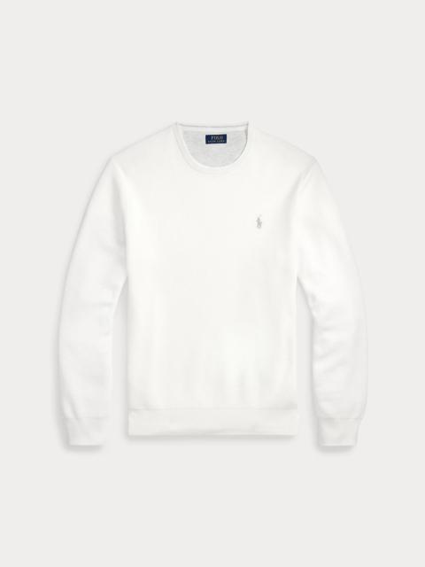 Polo Ralph Lauren Mesh-Knit Cotton Crewneck Sweater
