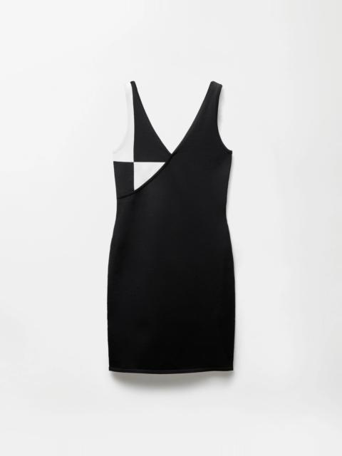 VERSACE Stretch Wool Knit Mini Dress