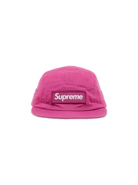 Supreme Waxed Cotton Camp Cap 'Magenta'