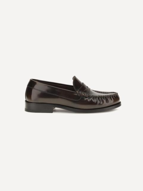 ALOHAS Rivet Vintage brushed leather Loafers