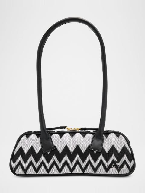 Missoni Optical Wave Cotton Bowling Shoulder Bag