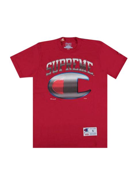 Supreme Champion Chrome Short-Sleeve Top 'Red'