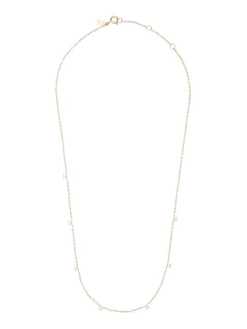 EF Collection 14K Gold Diamond Necklace gold