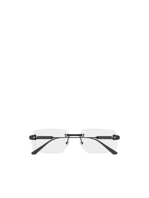 Cartier rimless Santos de Cartier glasses