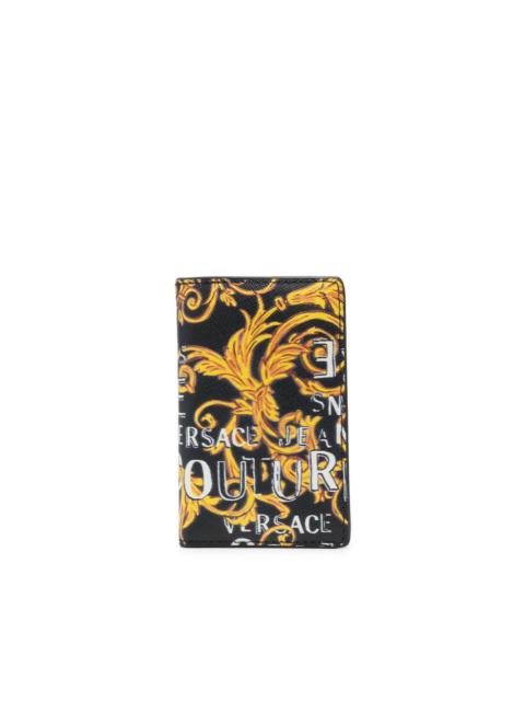 VERSACE JEANS COUTURE Barocco-print bi-fold wallet