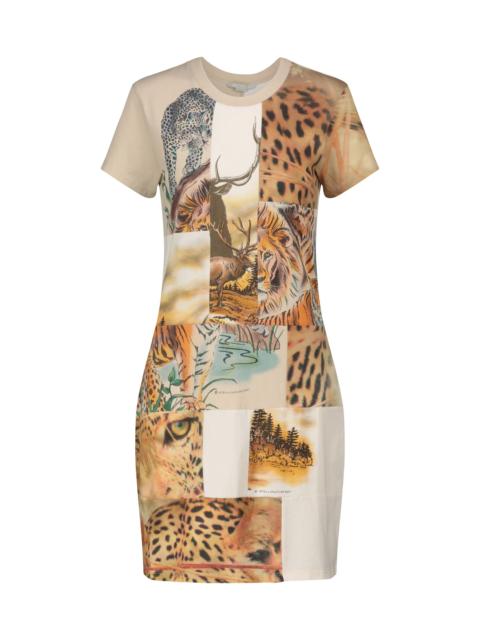Stella McCartney Printed cotton jersey minidress