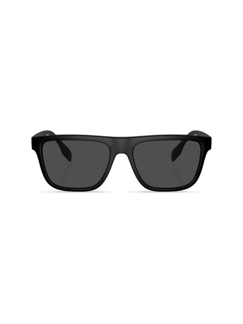 logo-print square-frame sunglasses