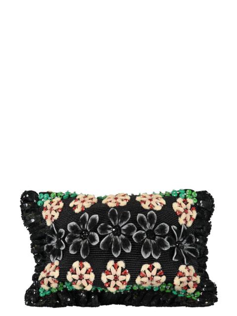 La DoubleJ Embroidered Hand Pochette