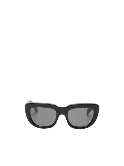 Prada logo-print rectangle-frame sunglasses