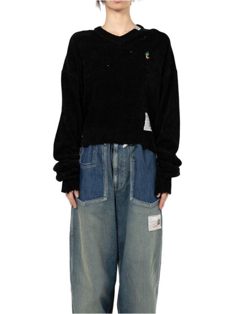Maison MIHARAYASUHIRO Distressed Knit Sweater