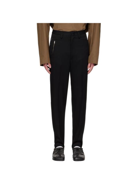 HED MAYNER Black Stirrup Trousers