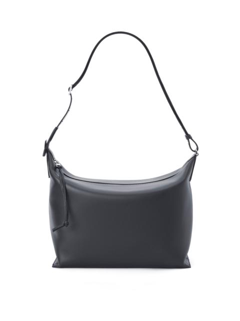 Cubi Crossbody bag in supple smooth calfskin and jacquard