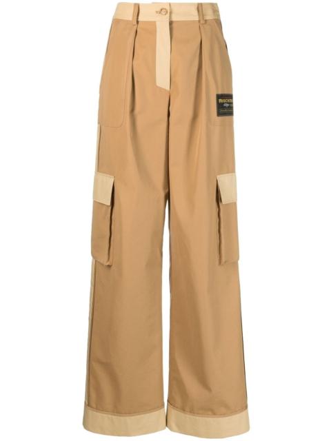 Moschino two-tone cargo pants