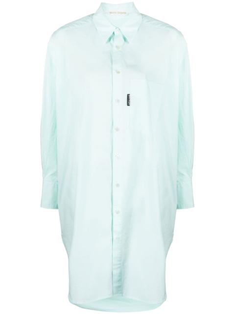 Palm Angels oversize cotton shirt dress