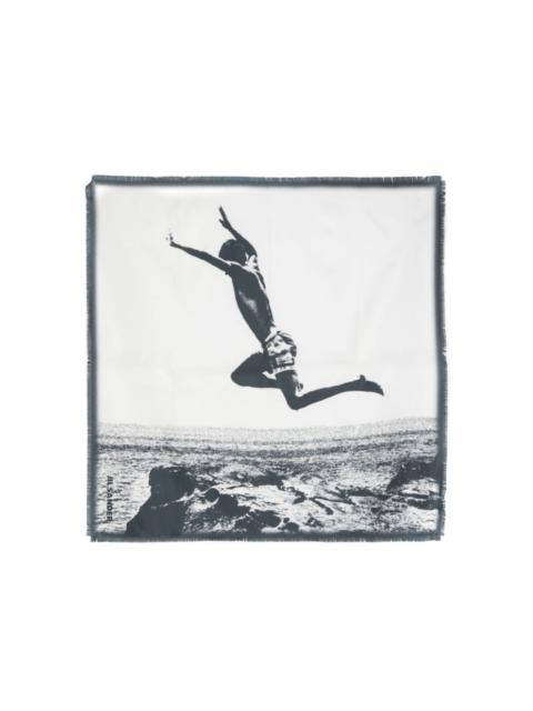 Jumping Man silk scarf