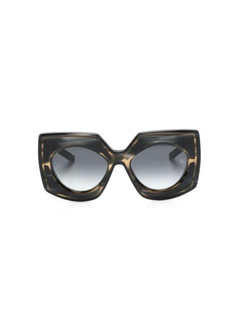 Valentino oversize-frame sunglasses