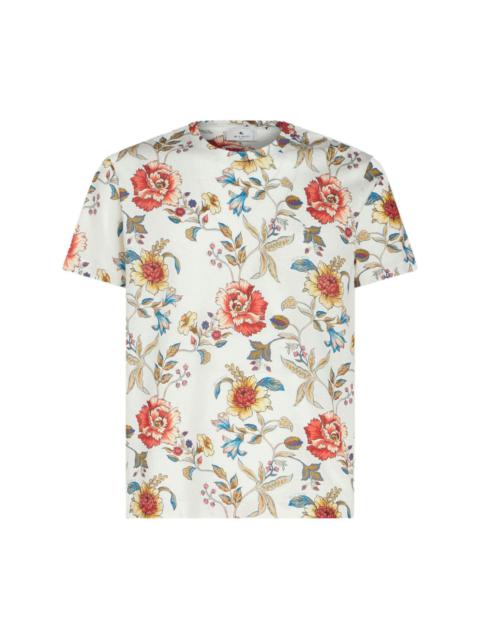 Etro floral-print cotton T-shirt