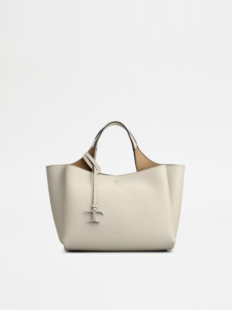 Tod's BAG IN LEATHER MINI - OFF WHITE, BEIGE