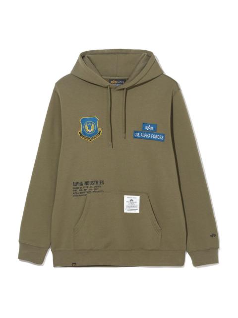 ALPHA INDUSTRIES U.S. ALPHA FORCES BADGE HOODIE