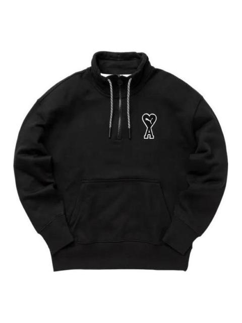 PUMA PUMA X Ami Half Zip Sweatshirt 'Black' 535993-01
