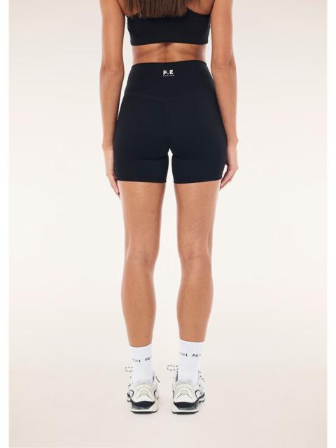 P.E NATION SIGNATURE 5" BIKE SHORT IN BLACK