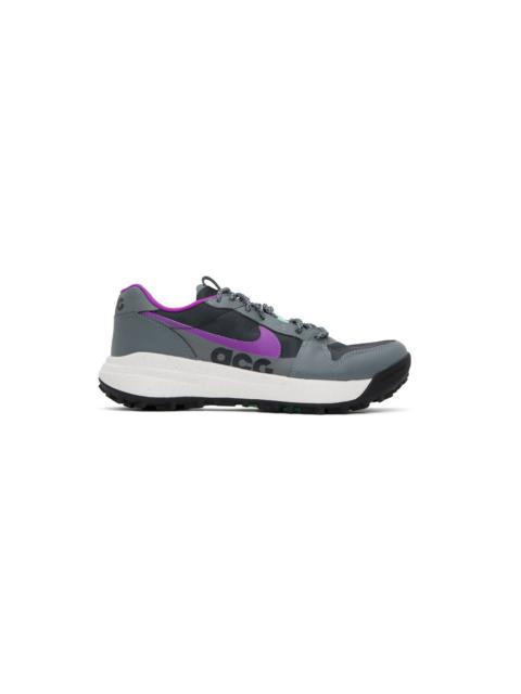 Gray & Purple ACG Lowcate Sneakers
