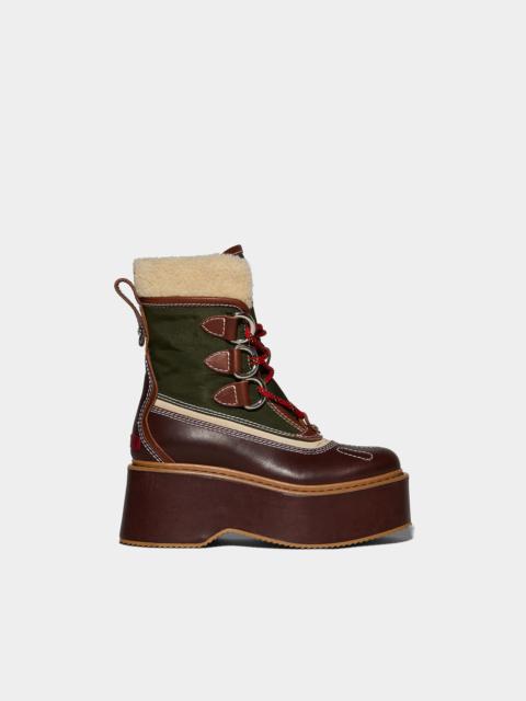 DSQUARED2 CANDIAN HIKING ANKLE BOOTS