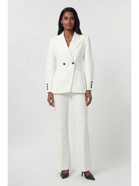 KAREN MILLEN Petite Compact Stretch Sculpted Waist Tailored Blazer