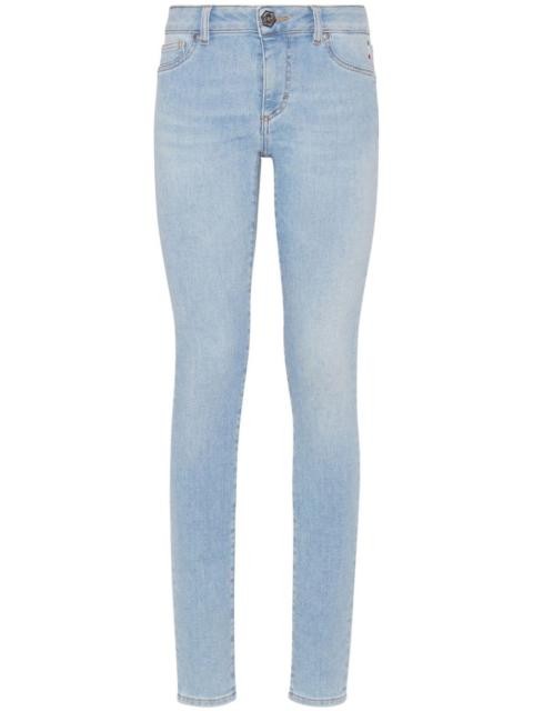 PHILIPP PLEIN mid-rise skinny-cut jeans