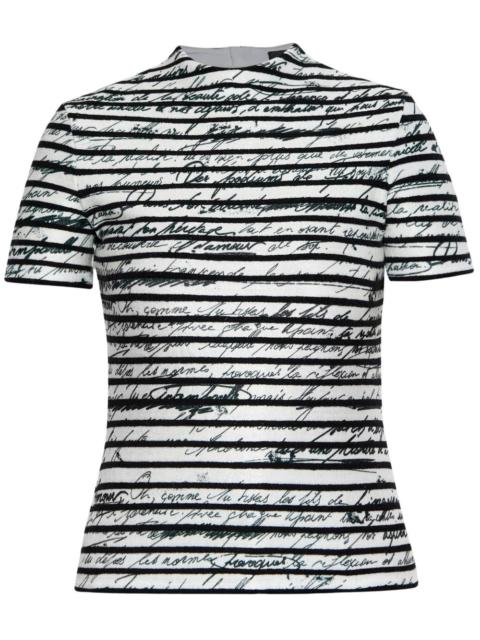 Balmain printed T-shirt
