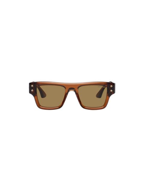 Montblanc Brown Square Sunglasses