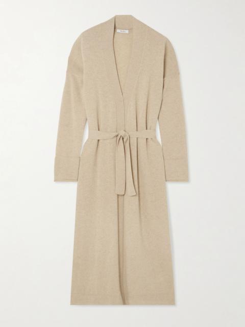Max Mara Asbuurg belted cashmere cardigan Beige