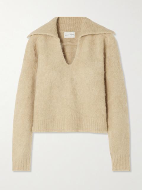 Loulou de Saison Ambrose Brushed Alpaca-blend Sweater