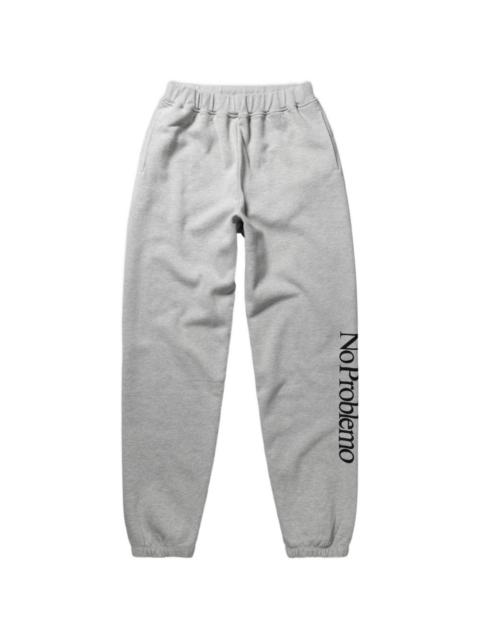 No Problemo logo-print track pants