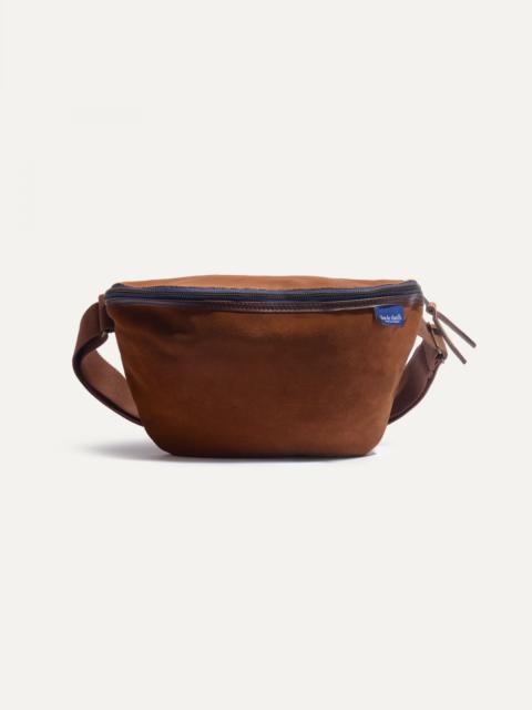 Bleu de Chauffe NEW BEAT XL BELT BAG - FAWN BROWN