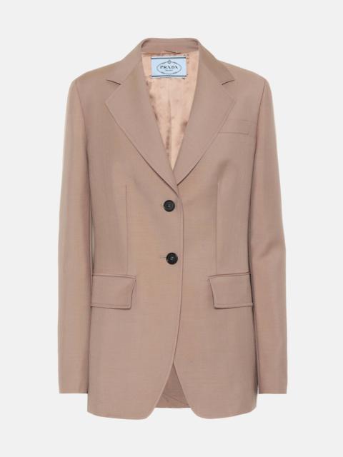 Prada Mohair and wool blazer