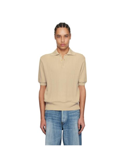 TAIGA TAKAHASHI Beige Lot. 526 C.1960's Polo
