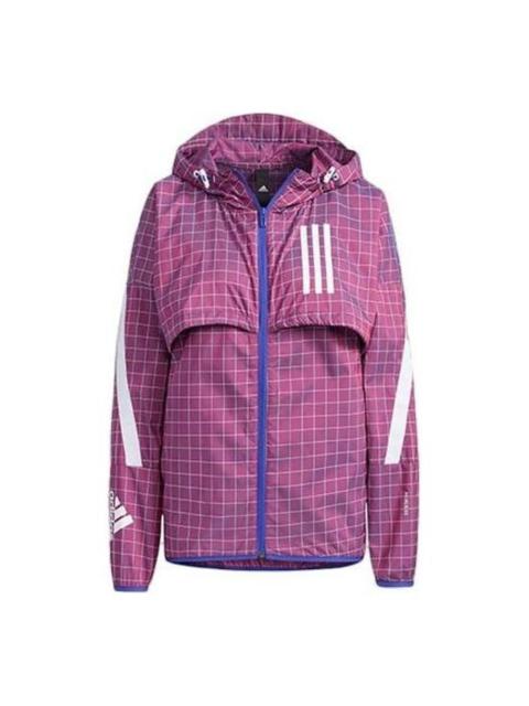 adidas (WMNS) adidas W.N.D. Jacket 'Red White' GM0686