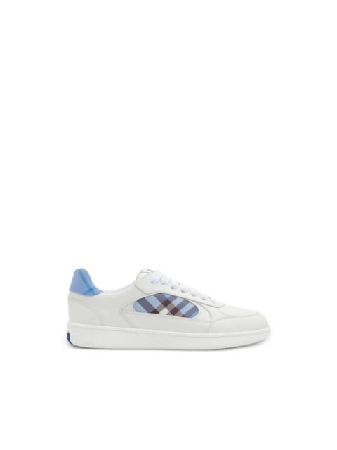 Burberry leather and check Terrace sneakers​